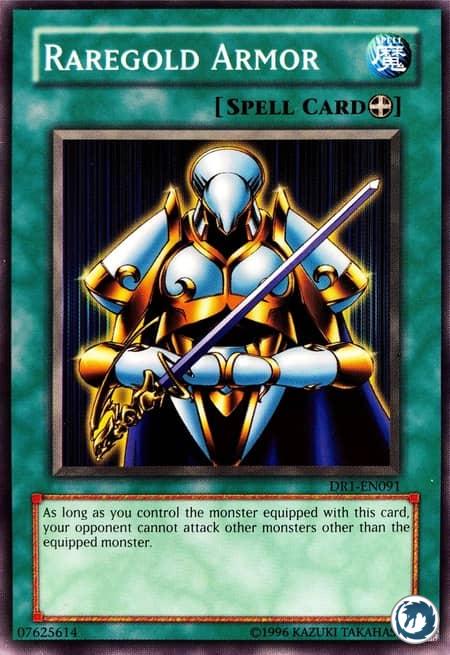 Armure En Or Massive (DR1-FR091) - Raregold Armor (DR1-EN091) - Carte Yu-Gi-Oh