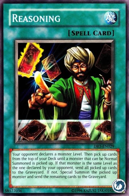 Raisonnement (DR1-FR029) - Reasoning (DR1-EN029) - Carte Yu-Gi-Oh