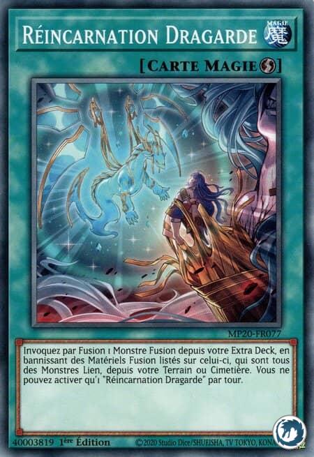 Réincarnation Dragarde (MP20-FR077) - Guardragon Reincarnation (MP20-EN077) - Carte Yu-Gi-Oh