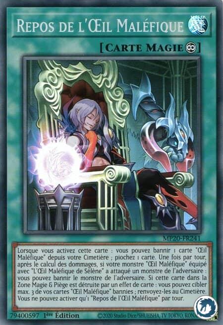 Repos De L'Œil Maléfique (MP20-FR241) - Evil Eye Repose (MP20-EN241) - Carte Yu-Gi-Oh