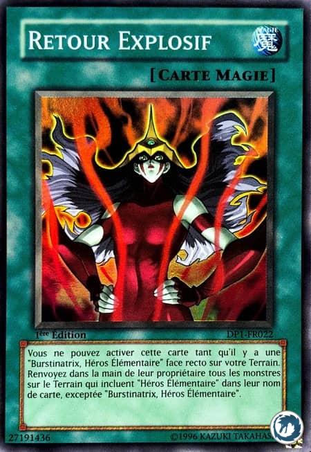 Retour Explosif (DP1-FR022) - Burst Return (DP1-EN022) - Carte Yu-Gi-Oh