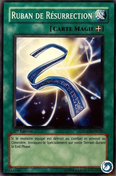 Ruban De Résurrection (SDZW-FR030) - Ribbon of Rebirth (SDZW-EN030) - Carte Yu-Gi-Oh