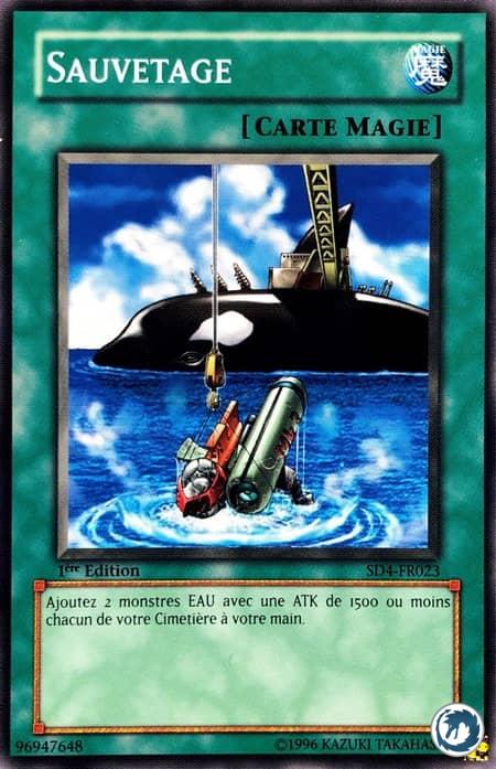 Sauvetage (SD4-FR023) - Salvage (SD4-EN023) - Carte Yu-Gi-Oh