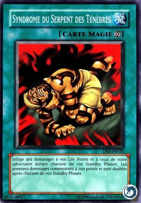 Syndrome Du Serpent Des Ténèbres (DR1-FR035) - Dark Snake Syndrome (DR1-EN035) - Carte Yu-Gi-Oh