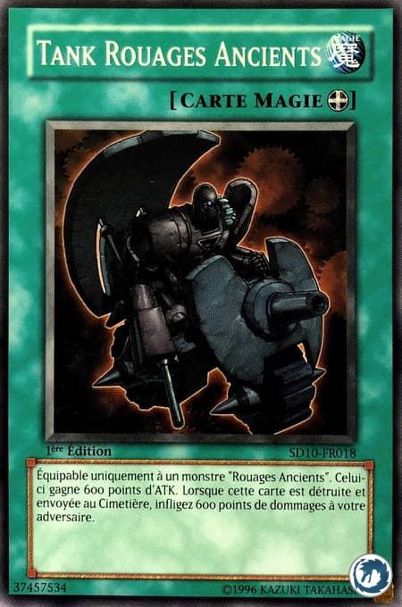 Tank Rouages Ancients (SD10-FR018) - Ancient Gear Tank (SD10-EN018) - Carte Yu-Gi-Oh
