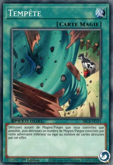 Tempête (SBCB-FR191) - Storm (SBCB-EN191) - Carte Yu-Gi-Oh