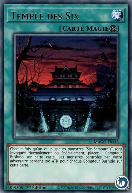 Temple Des Six (MAGO-FR146) - Temple of the Six (MAGO-EN146) - Carte Yu-Gi-Oh