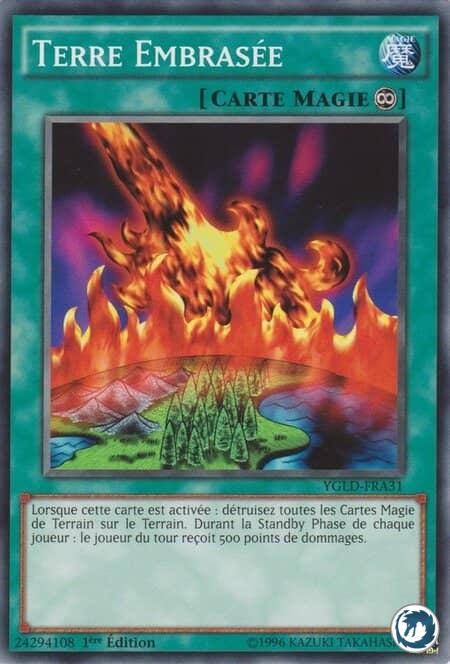 Terre Embrasée (YGLD-FRA31) - Burning Land (YGLD-ENA31) - Carte Yu-Gi-Oh