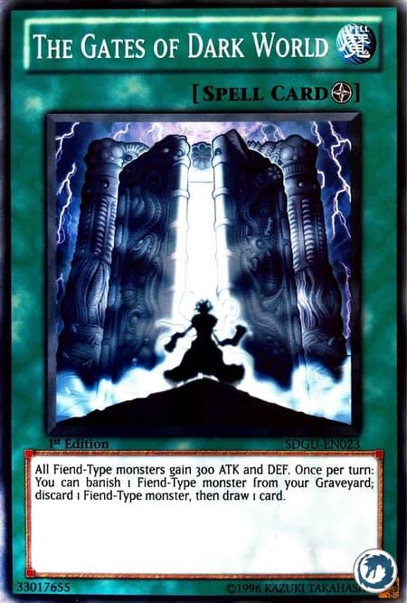 Portail du Monde Ténébreux (SDGU-FR023) - The Gates Of Dark World (SDGU-EN023) - Carte Yu-Gi-Oh