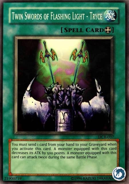 Tryce - Epées Jumelles aux Eclats Lumineux (DCR-FR037) - Twin Swords Of Flashing Light - Tryce (DCR-037) - Carte Yu-Gi-Oh