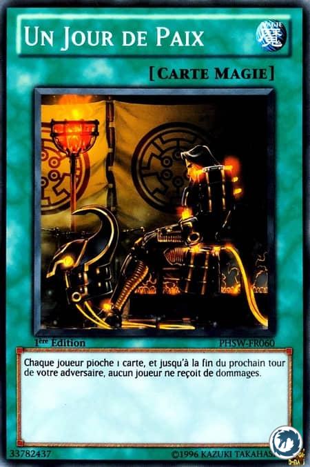 Un Jour De Paix (PHSW-FR060) - One Day of Peace (PHSW-EN060) - Carte Yu-Gi-Oh