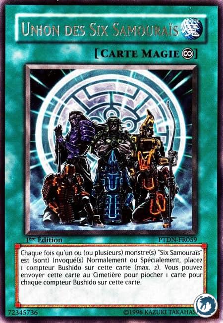 Union Des Six Samourais (PTDN-FR059) - Six Samurai United (PTDN-EN059) - Carte Yu-Gi-Oh