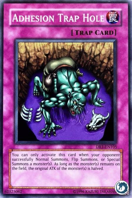 Trappe d'Adhérence (DR1-FR105) - Adhesion Trap Hole (DR1-EN105) - Carte Yu-Gi-Oh