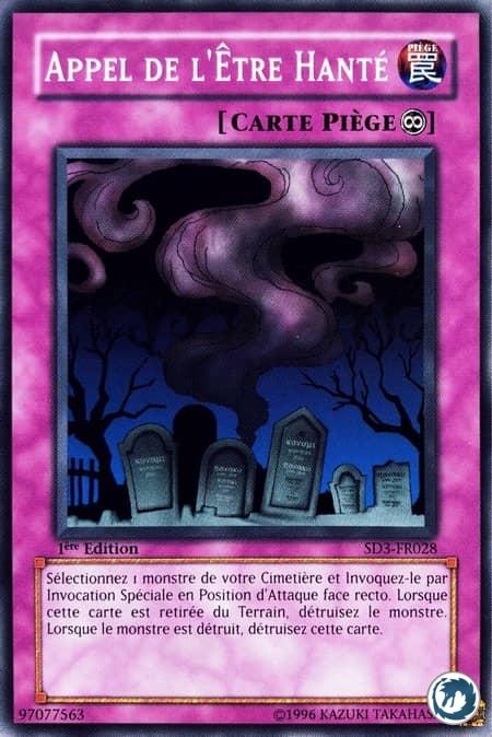 Appel De L'Etre Hanté (SD3-FR028) - Call Of The Haunted (SD3-EN028) - Carte Yu-Gi-Oh