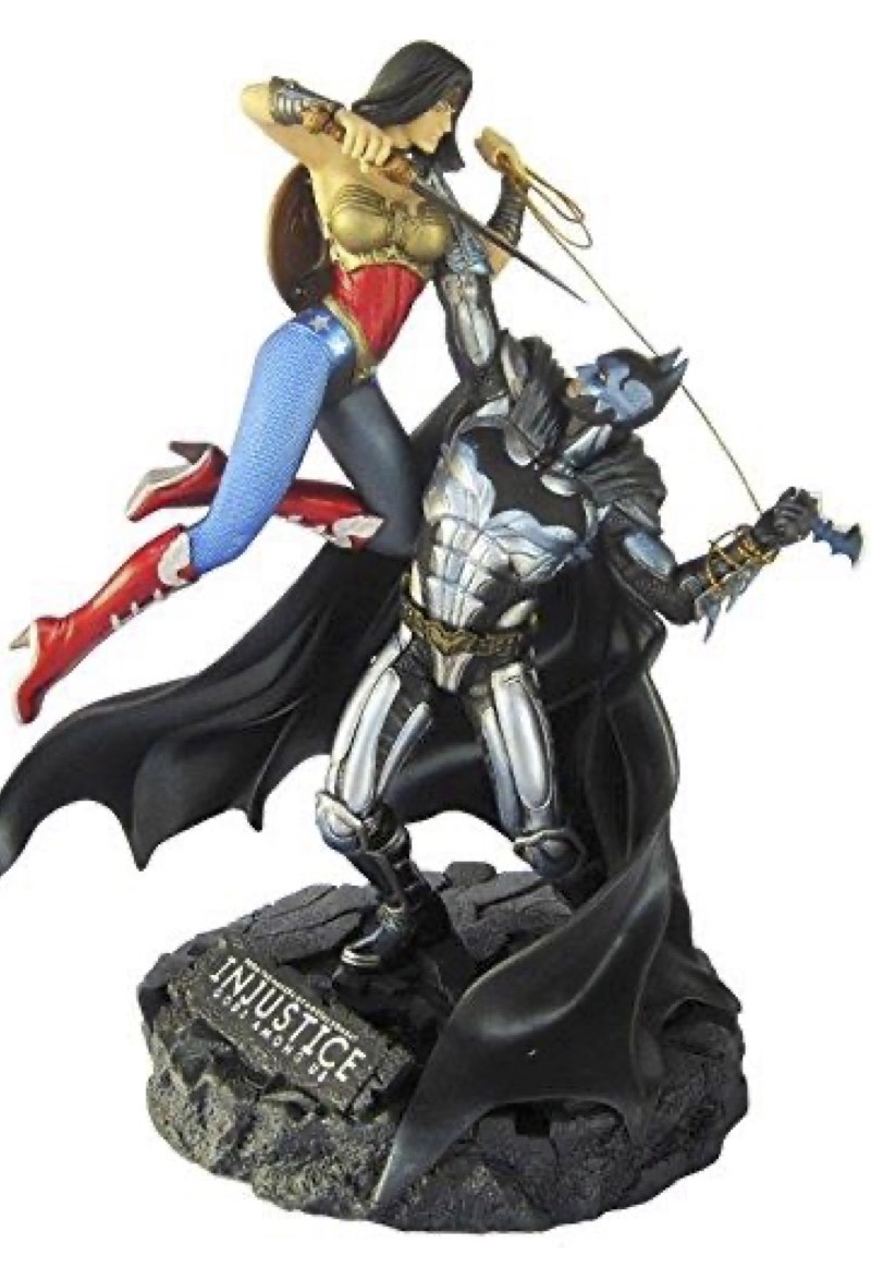 Batman VS Wonder Woman - Figurine injustice Collector