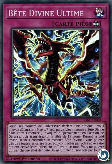 Bête Divine Ultime (EGS1-FR004) - Ultimate Divine-Beast (EGS1-EN004) - Carte Yu-Gi-Oh