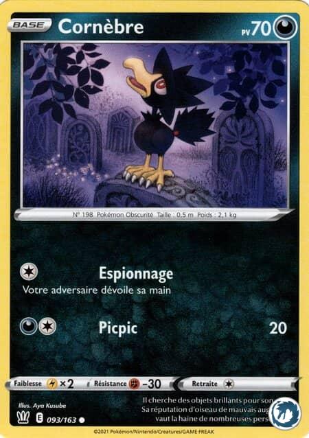 Cornèbre (093/163) - Pokémon - Epée & Bouclier