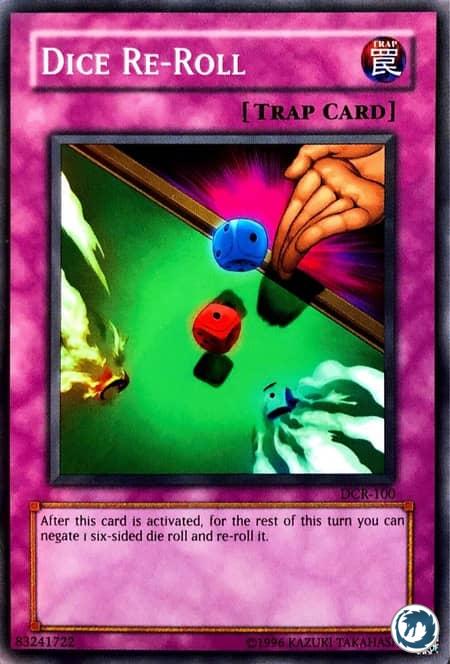 Relance De Dés (DCR-FR100) - Dice Re-Roll (DCR-100) - Carte Yu-Gi-Oh