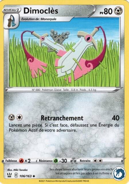 Dimoclès (106/163) - Pokémon - Epée & Bouclier