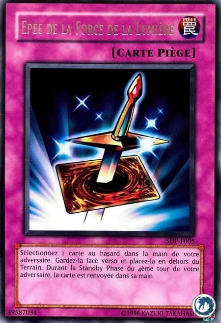 Epée De La Force De La Lumière (SDP-F005) - Lightforce Sword (PSV-005) - Carte Yu-Gi-Oh
