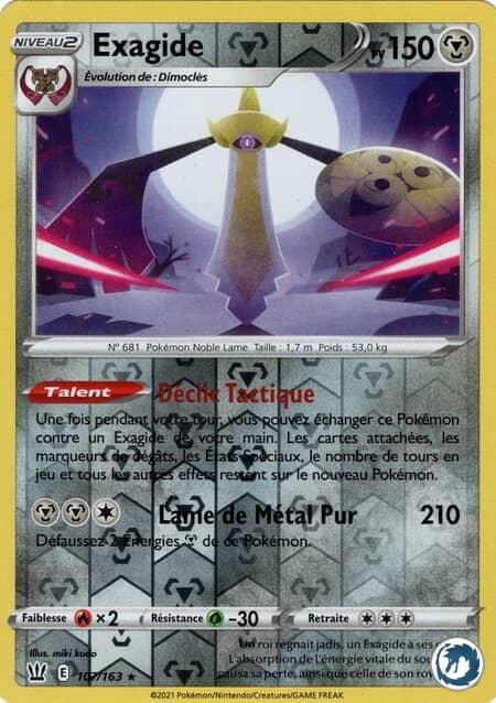 Exagide (107/163) - Pokémon - Epée & Bouclier