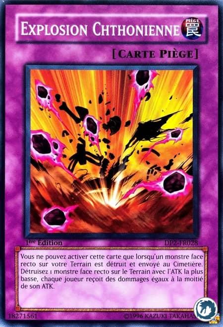 Explosion Chthonienne (DP2-FR028) - Chthonian Blast (DP2-EN028)- Carte Yu-Gi-Oh