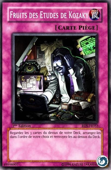 Fruits Des Etudes De Kozaky (RDS-FR053) - Fruits of Kozaky's Studies (RDS-EN053) - Carte Yu-Gi-Oh