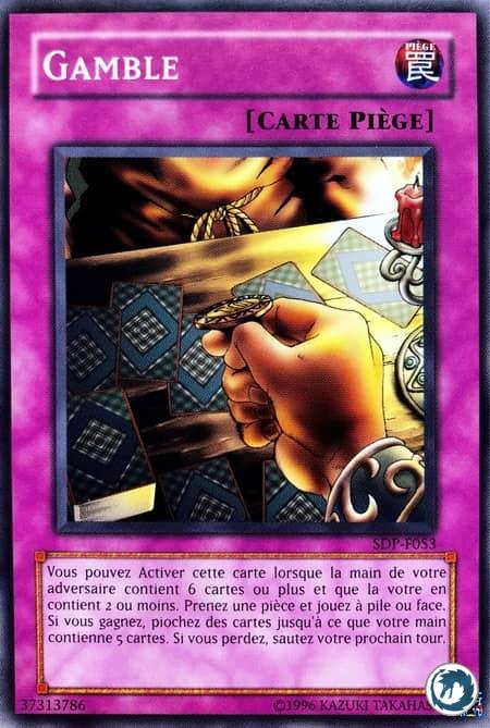Gamble (SDP-F053) - Gamble (PSV-EN053) - Carte Yu-Gi-Oh
