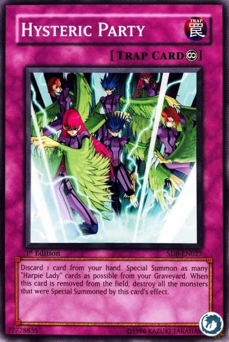 Clique Hystérique (SD8-FR027) - Hysteric Party (SD8-EN027) - Carte Yu-Gi-Oh
