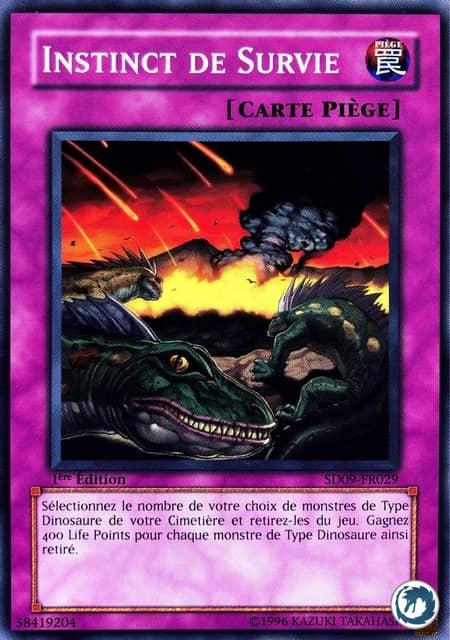 Instinct De Survie (SD09-FR029) - Survival Instinct (SD09-EN029) - Carte Yu-Gi-Oh