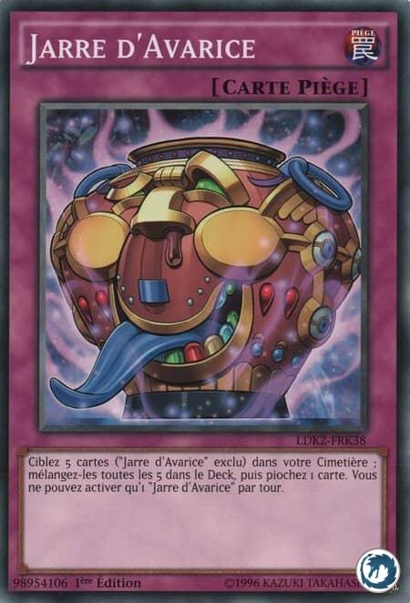 Jarre D'Avarice (LDK2-FRK38) - Jar of Avarice (LDK2-ENK38) - Carte Yu-Gi-Oh