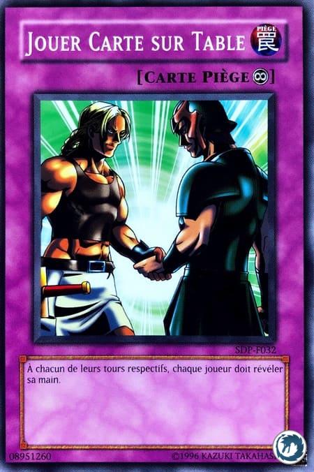 Jouer Carte Sur Table (SDP-F032) - Respect Play (PSV-032) - Carte Yu-Gi-Oh