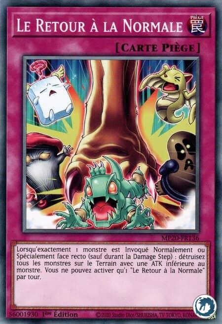 Le Retour À La Normale (MP20-FR136) - The Return to the Normal (MP20-EN136) - Carte Yu-Gi-Oh