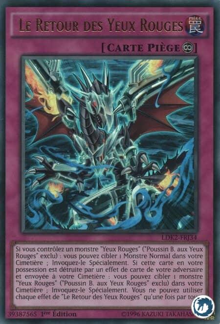 Le Retour Des Yeux Rouges (LDK2-FRJ34) - Return of the Red Eyes (LDK2-ENJ34) - Carte Yu-Gi-Oh