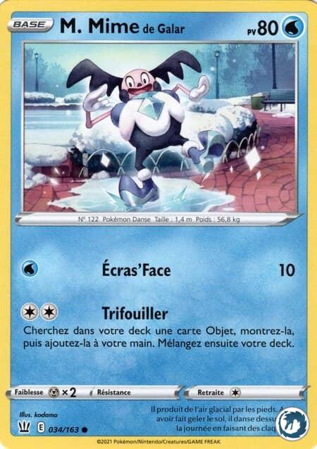 M. Mime de Galar (034/163) - Pokémon - Epée & Bouclier