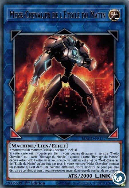 Mekk-Chevalier De L'Etoile Du Matin (MAGO-FR137)- Mekk-Knight of the Morning Star (MAGO-EN137) - Carte Yu-Gi-Oh