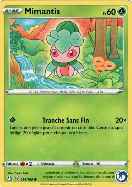 Mimantis (014/163) - Pokémon - Epée & Bouclier