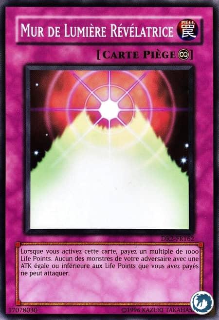 Mur De Lumière Révélatrice (DR2-FR162) - Wall of Revealing Light (DR2-EN162) - Carte Yu-Gi-Oh