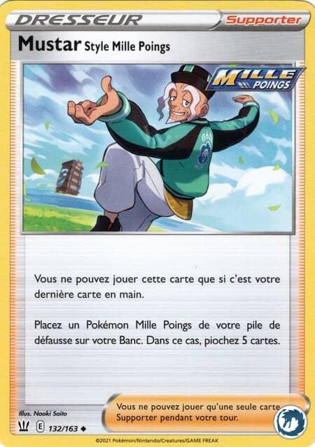 Mustar Style Mille Poings (132/163) - Pokémon - Epée & Bouclier
