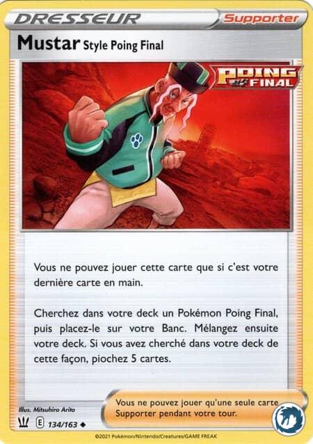 Mustar Style Poing Final (134/163) - Pokémon - Epée & Bouclier
