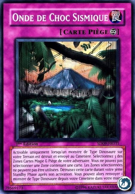 Onde De Choc Sismique (SD09-FR031) - Seismic Shockwave (SD09-EN031) - Carte Yu-Gi-Oh