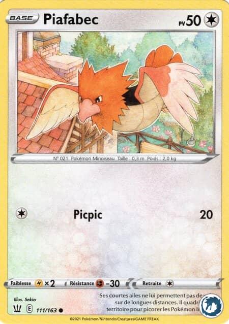 Piafabec (111/163) - Pokémon - Epée & Bouclier
