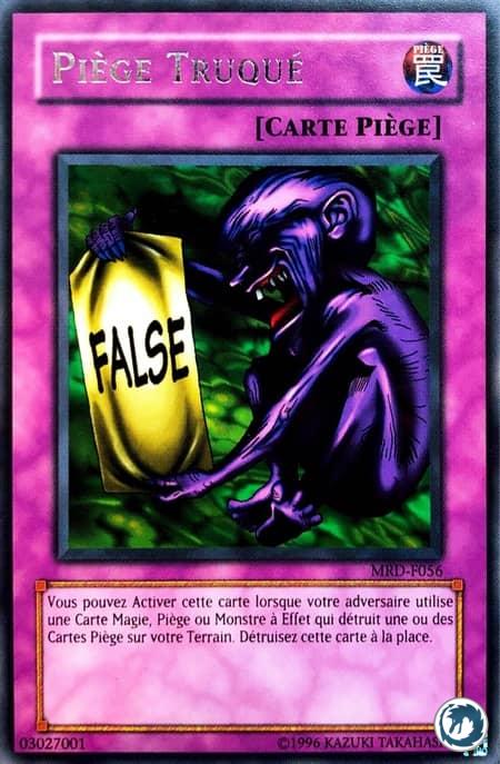 Piège Truqué (MRD-F056) - Fake Trap (MRD-056) - Carte Yu-Gi-Oh