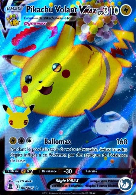 Pikachu Volant-VMax (007/025) - Pokémon - Collection Célébration 25 ans