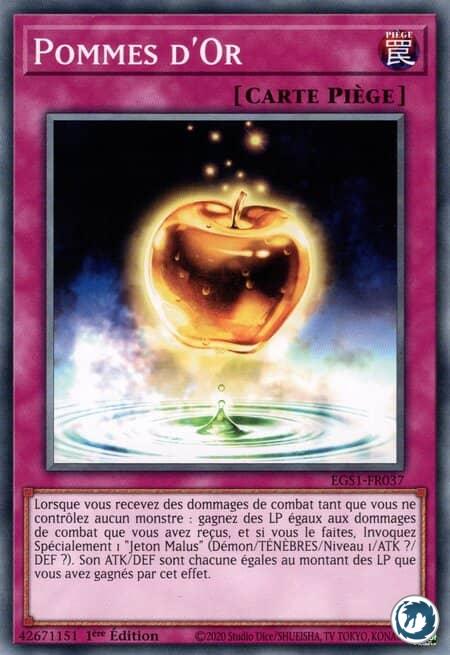 Pommes D'Or (EGS1-FR037) - The Golden Apples (EGS1-EN037) - Carte Yu-Gi-Oh