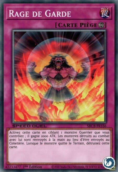 Rage De Garde (SBCB-FR166) - Battleguard Rage (SBCB-EN166) - Carte Yu-Gi-Oh