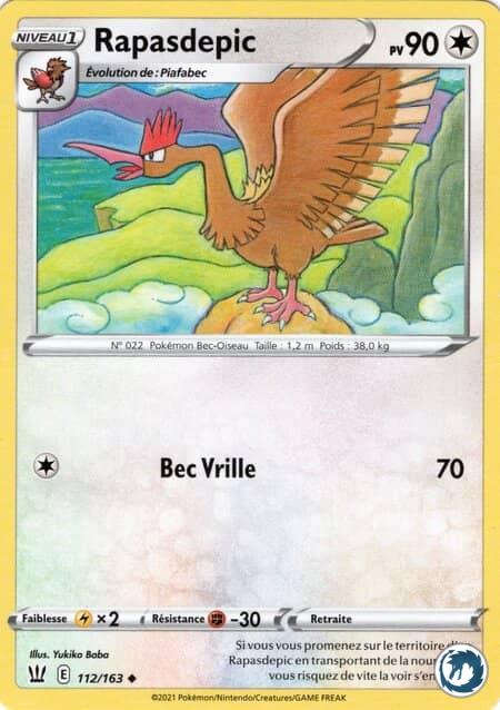 Rapasdepic (112/163) - Pokémon - Epée & Bouclier