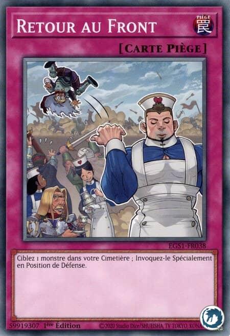 Retour Au Front (EGS1-FR038) - Back To The Front (EGS1-EN038) - Carte Yu-Gi-Oh