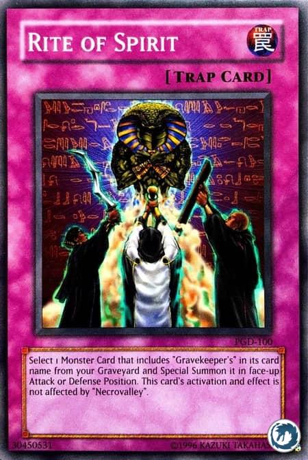 Rite de l'Esprit (PGD-FR100) - Rite Of Spirit (PGD-100) - Carte Yu-Gi-Oh