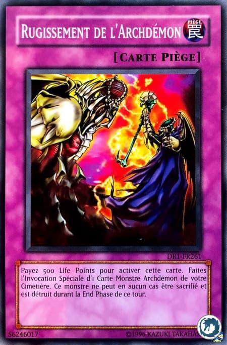 Rugissement De L'Archdémon (DR1-FR261) - Archfiend's Roar (DR1-EN261) - Carte Yu-Gi-Oh